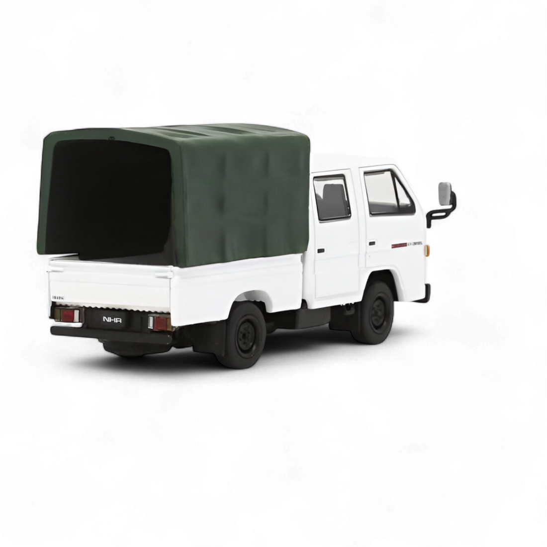 Isuzu Covered Truck - White 1:64 by Model 1