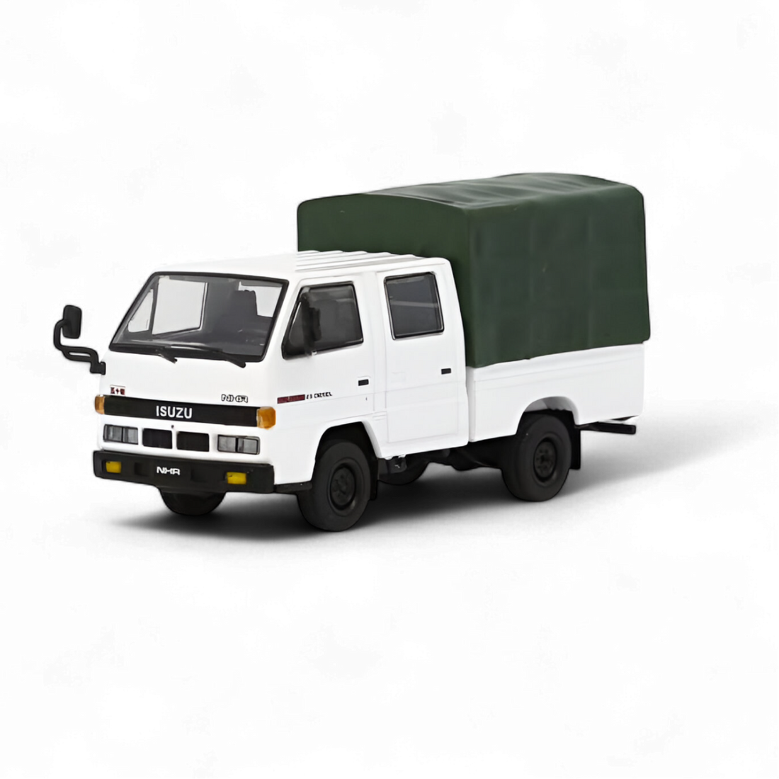 Isuzu Covered Truck - White 1:64 by Model 1