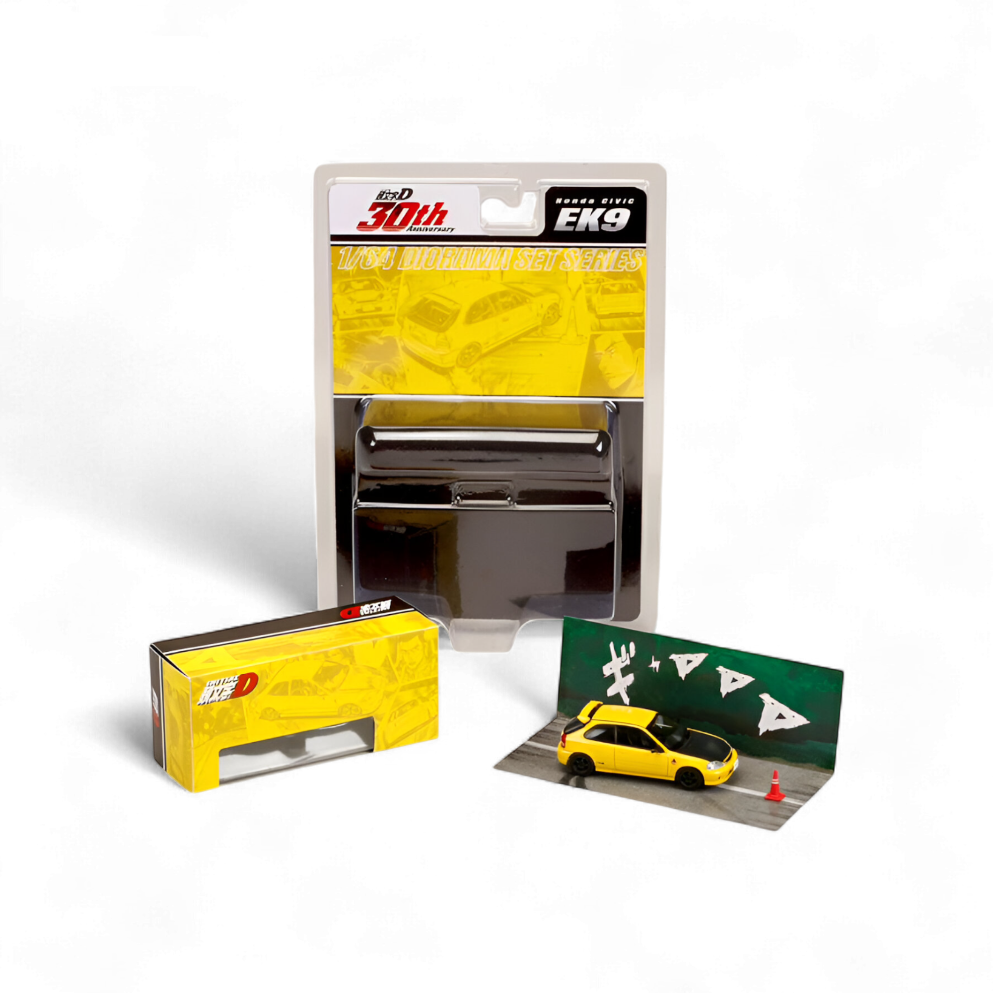 Honda Civic EK9 Yellow 1:64 by Hobby Japan  3