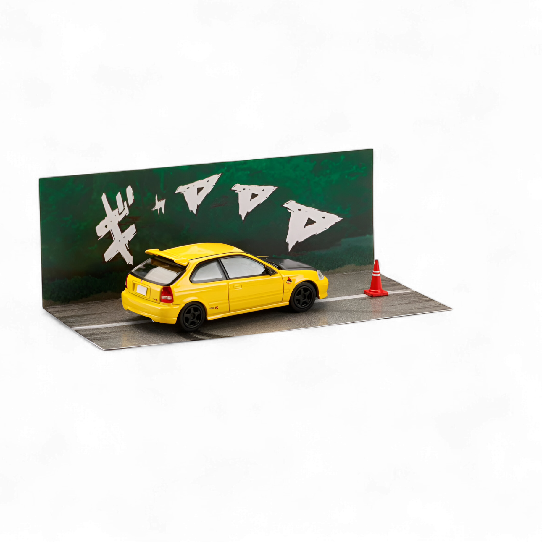 Honda Civic EK9 Yellow 1:64 by Hobby Japan  6