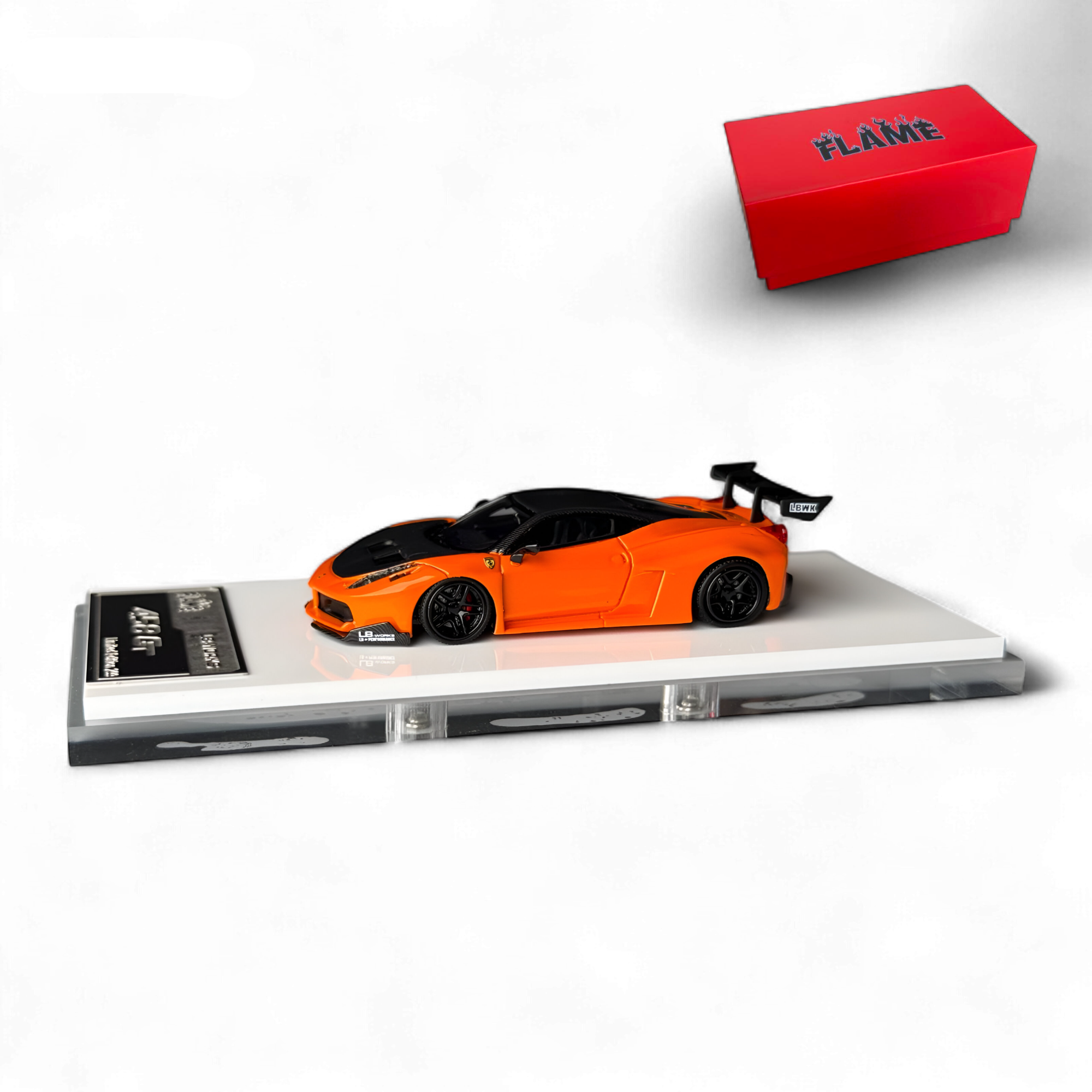 Ferrari 458 LB Wide-Body 1:64 Resin by Flame 