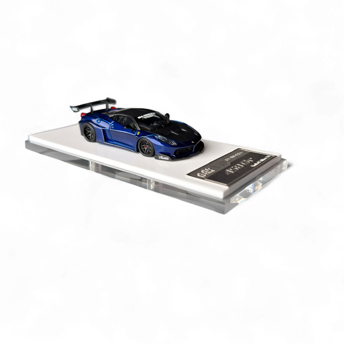 Supercar LB458GT - Metallic Blue 1:64 Resin by Flame  4