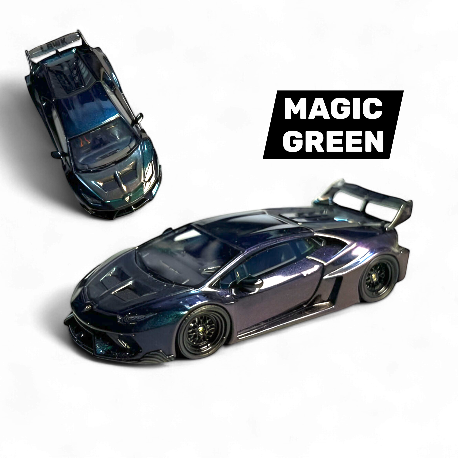 Lamborghini Huracan GT LP610 Magic Green 1:64 by Flame 