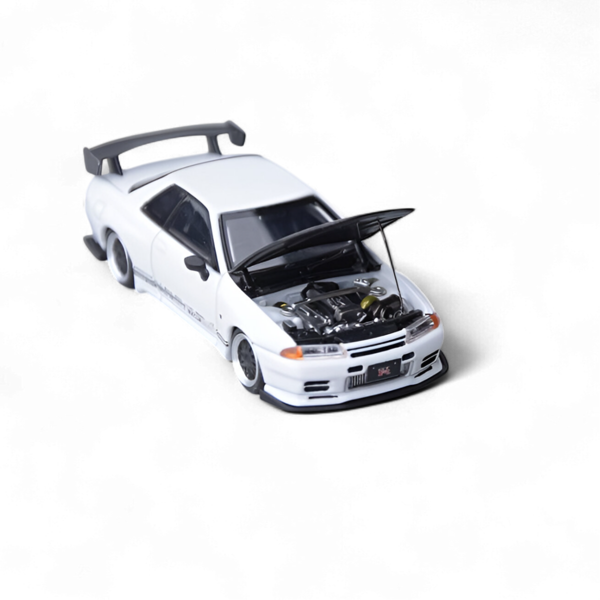 Top Spec R32 Nissan Skyline GT-R R32 Top Secret Modified VR32 White 1:64 by Focal H ...