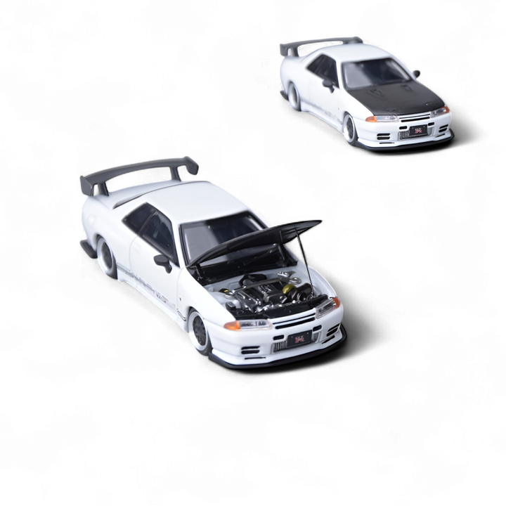 Nissan Skyline GT-R R32 Top Secret Modified VR32 White 1:64 by Focal Horizon