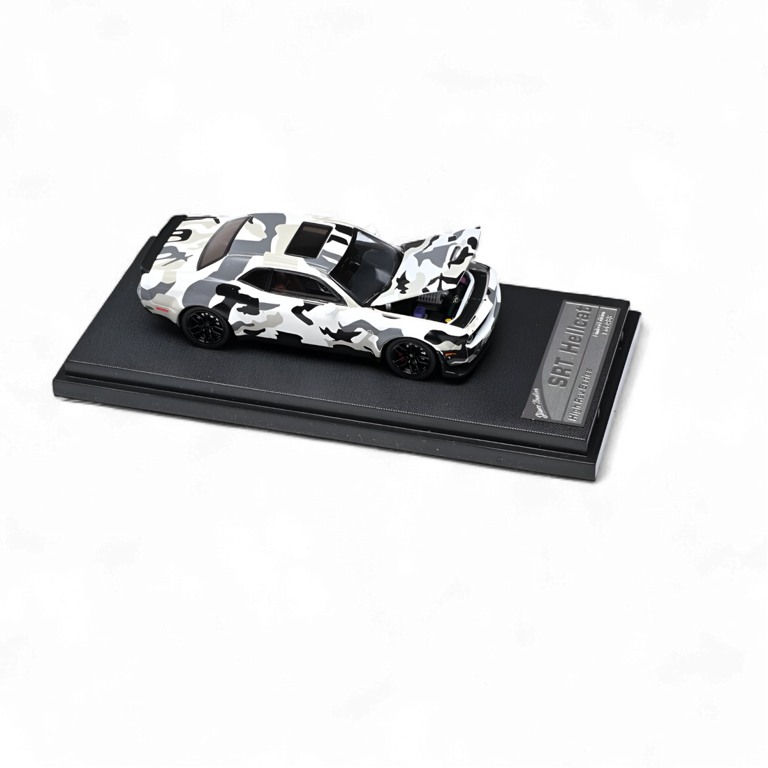 Dodge Challenger SRT Hellcat Arctic Camo 1:64 by Stance Hunters  2