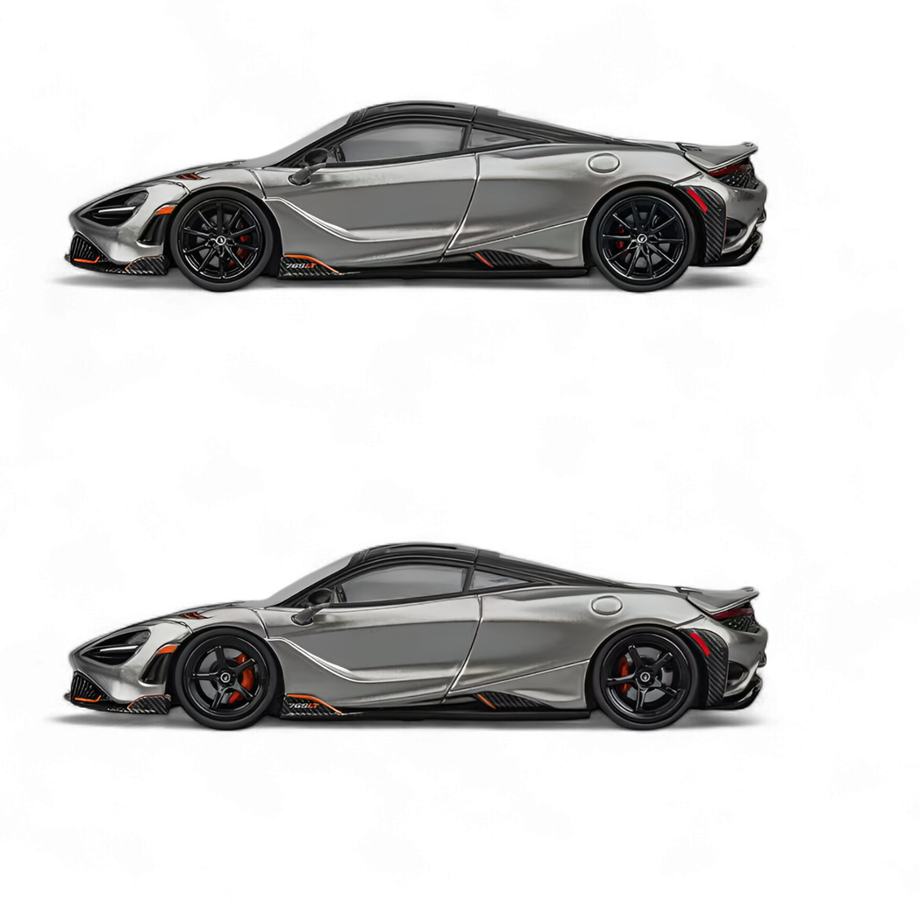 McLaren 765LT Silver Gray 1:64 by CM Model  3
