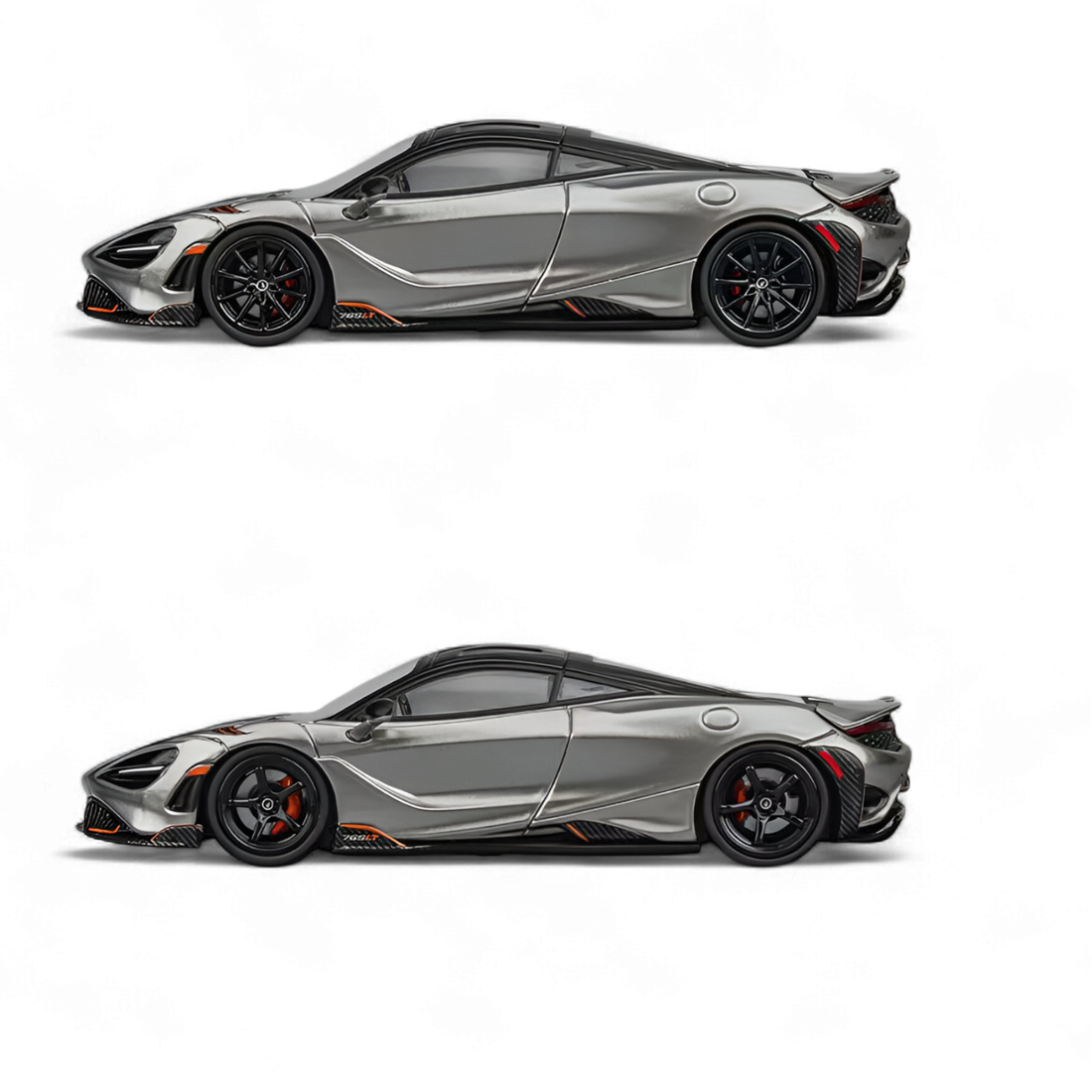 McLaren 765LT Silver Gray 1:64 by CM Model  3