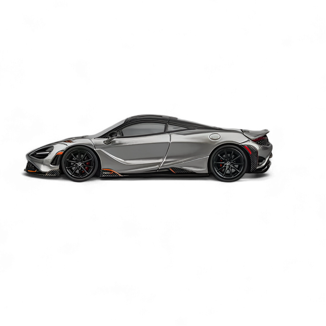 McLaren 765LT Silver Gray 1:64 by CM Model  4