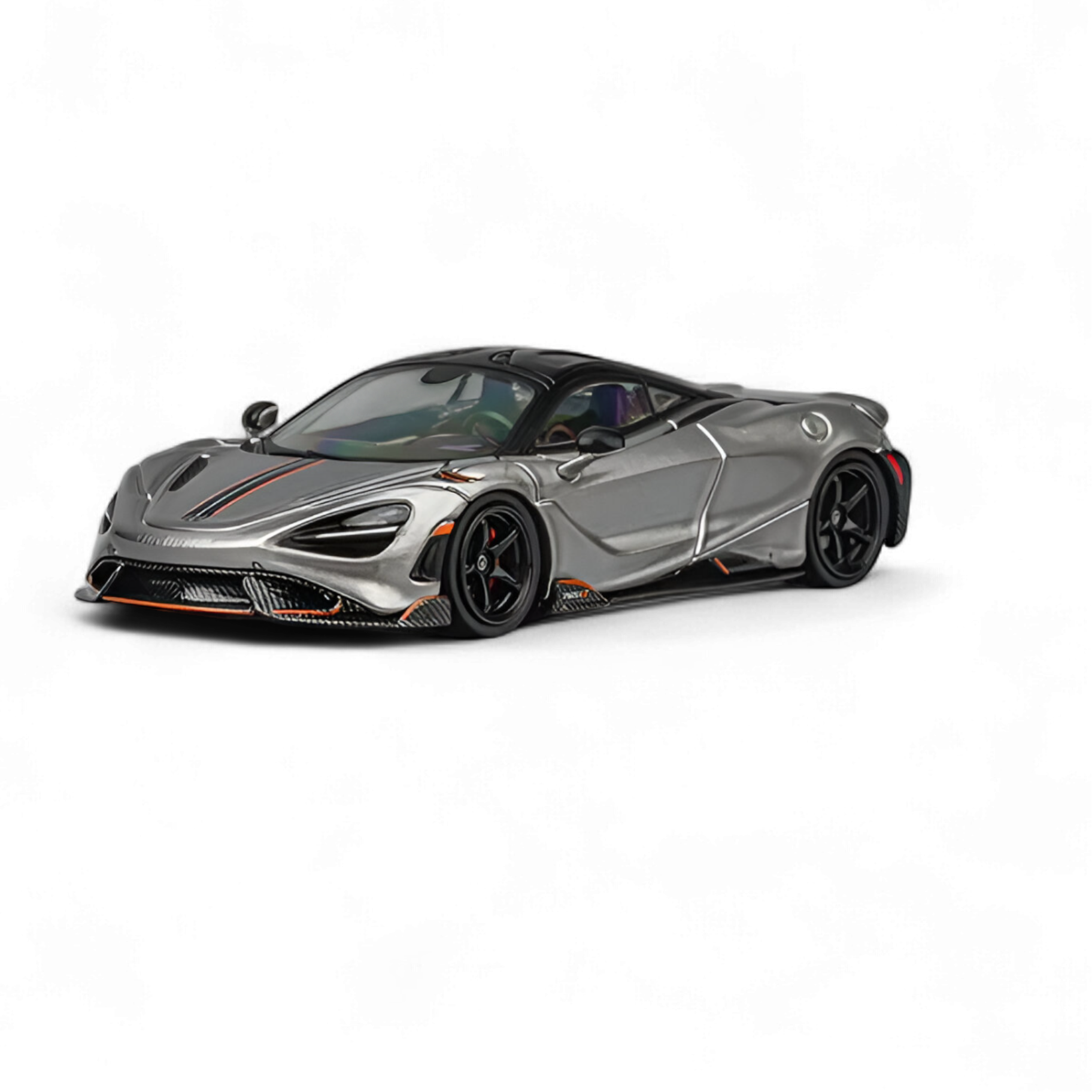 McLaren 765LT Silver Gray 1:64 by CM Model  5