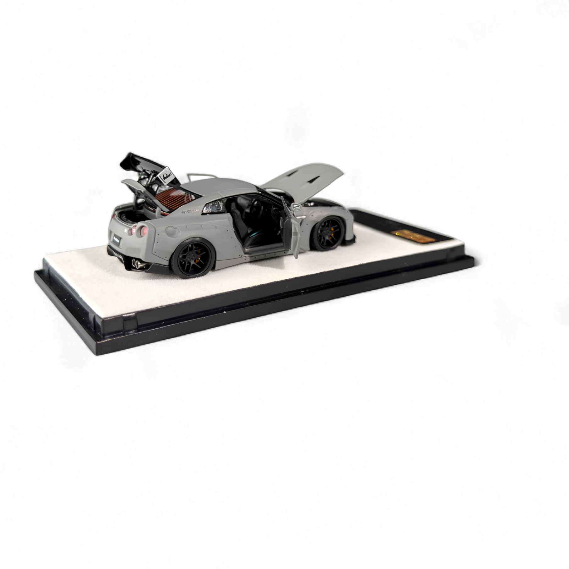Nissan Rocket Bunny R35 Combat Grey 1:64 by PGM  3