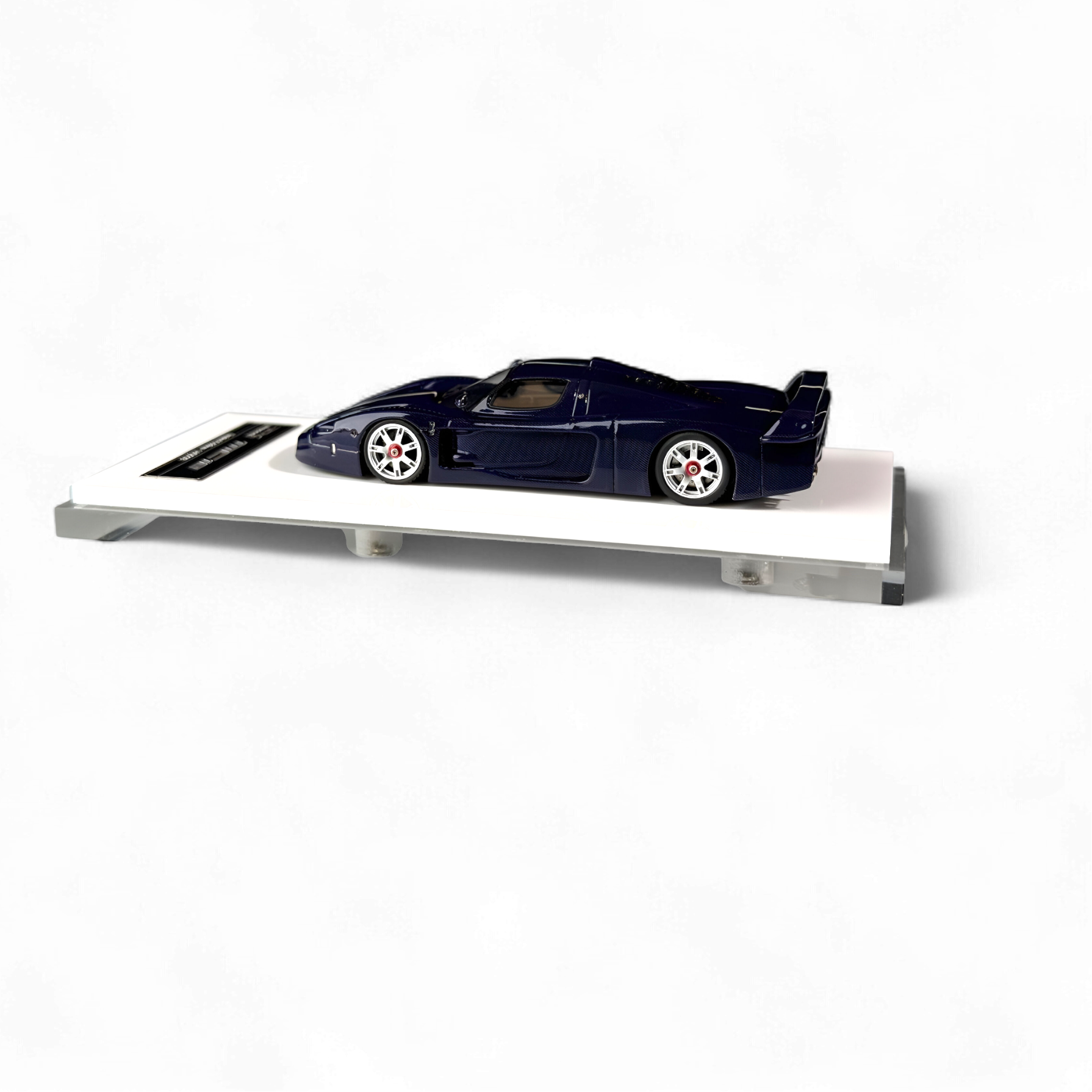 Maserati MC12 Stradale Corsa Blue Carbon 1:64 by YM Model  4