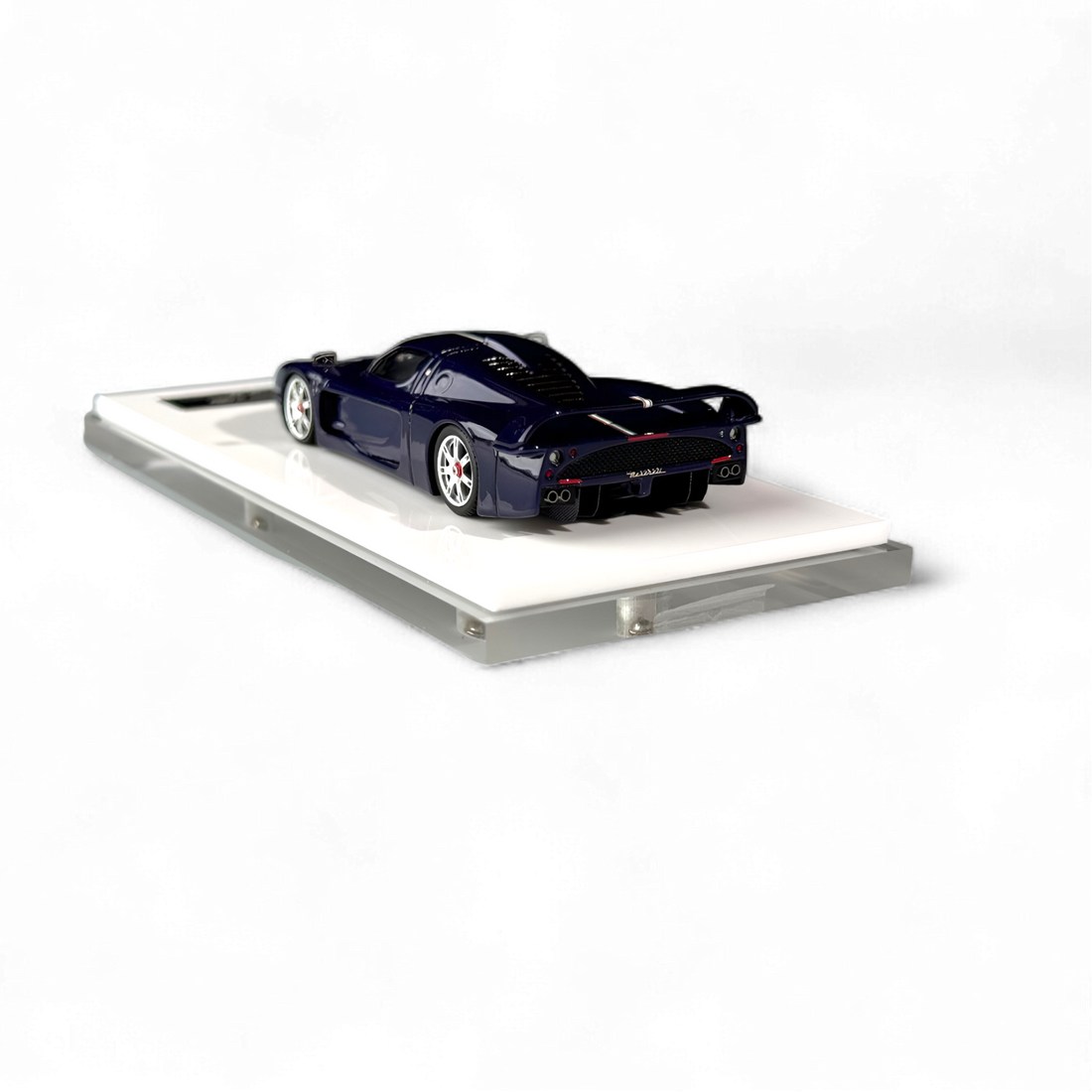 Maserati MC12 Stradale Corsa Blue Carbon 1:64 by YM Model  6
