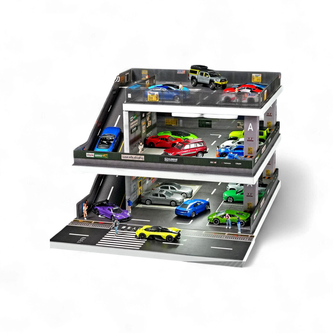 Shou Cang Jia Japanese Ramp Parking Lot 1:64 2