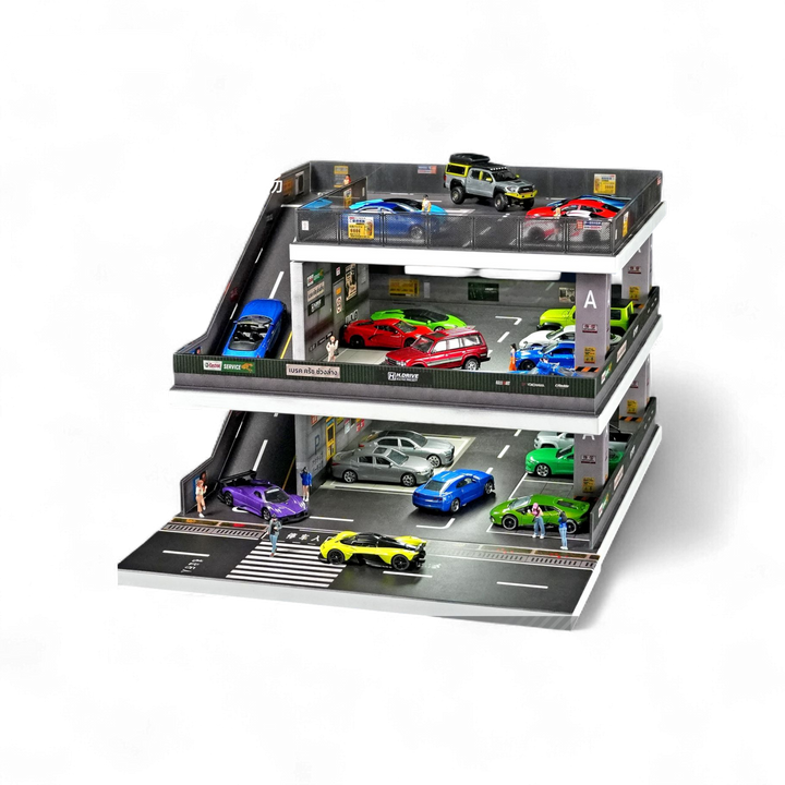 Shou Cang Jia Japanese Ramp Parking Lot 1:64 2