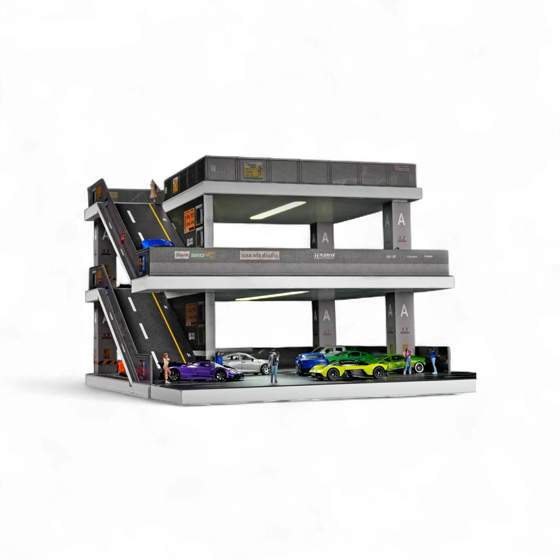 Shou Cang Jia Japanese Ramp Parking Lot 1:64 3