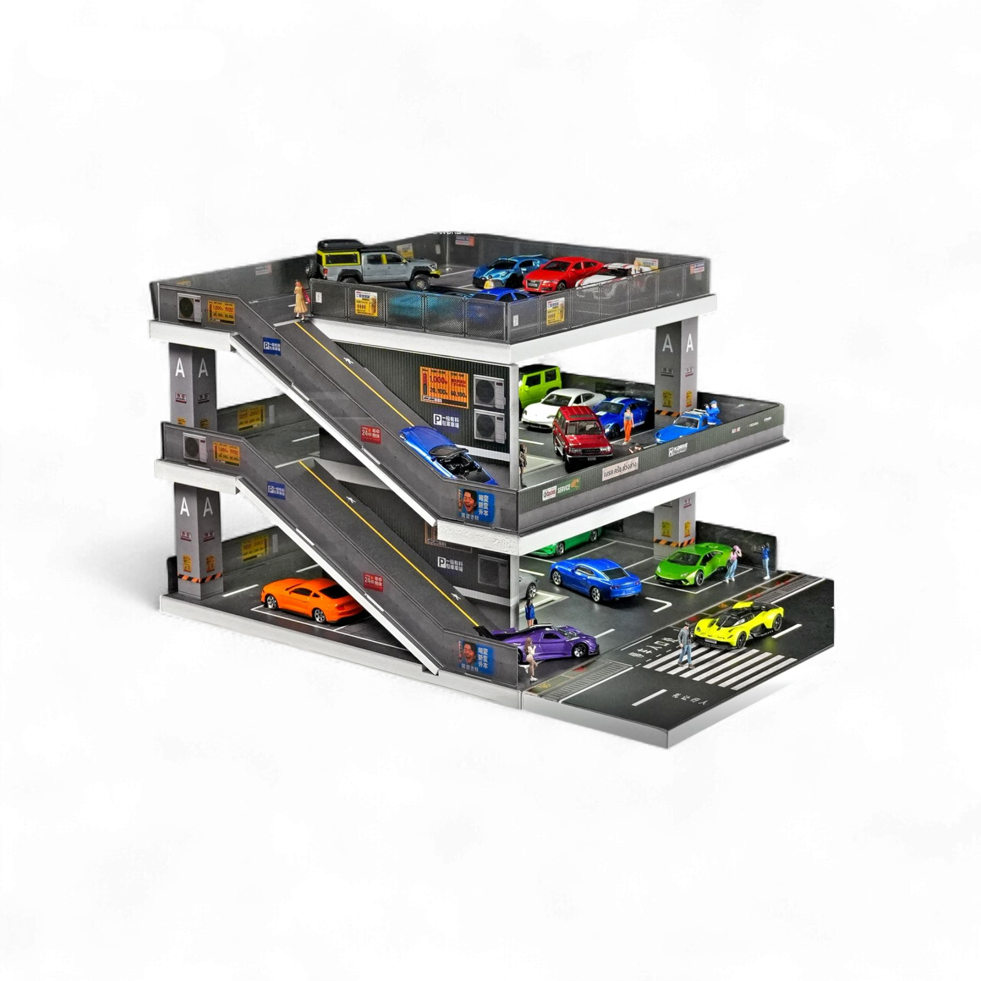 Shou Cang Jia Japanese Ramp Parking Lot 1:64 4