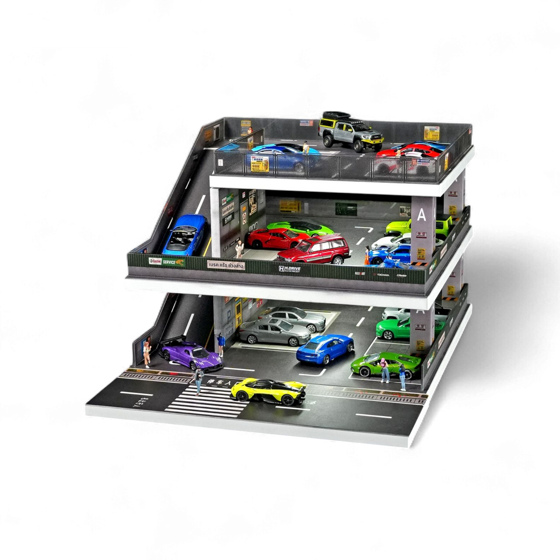 Shou Cang Jia Japanese Ramp Parking Lot 1:64 7