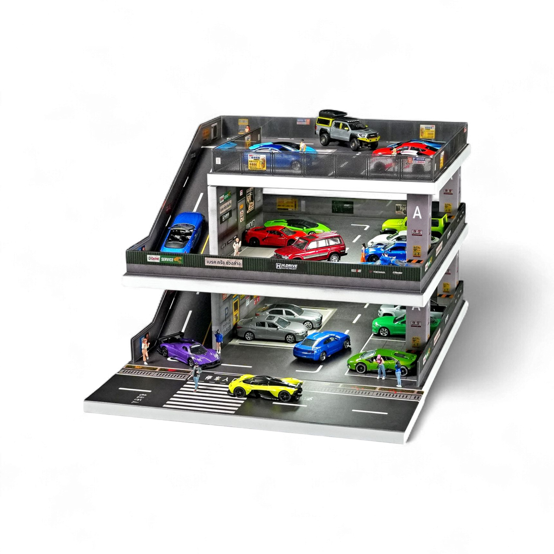 Shou Cang Jia Japanese Ramp Parking Lot 1:64 8
