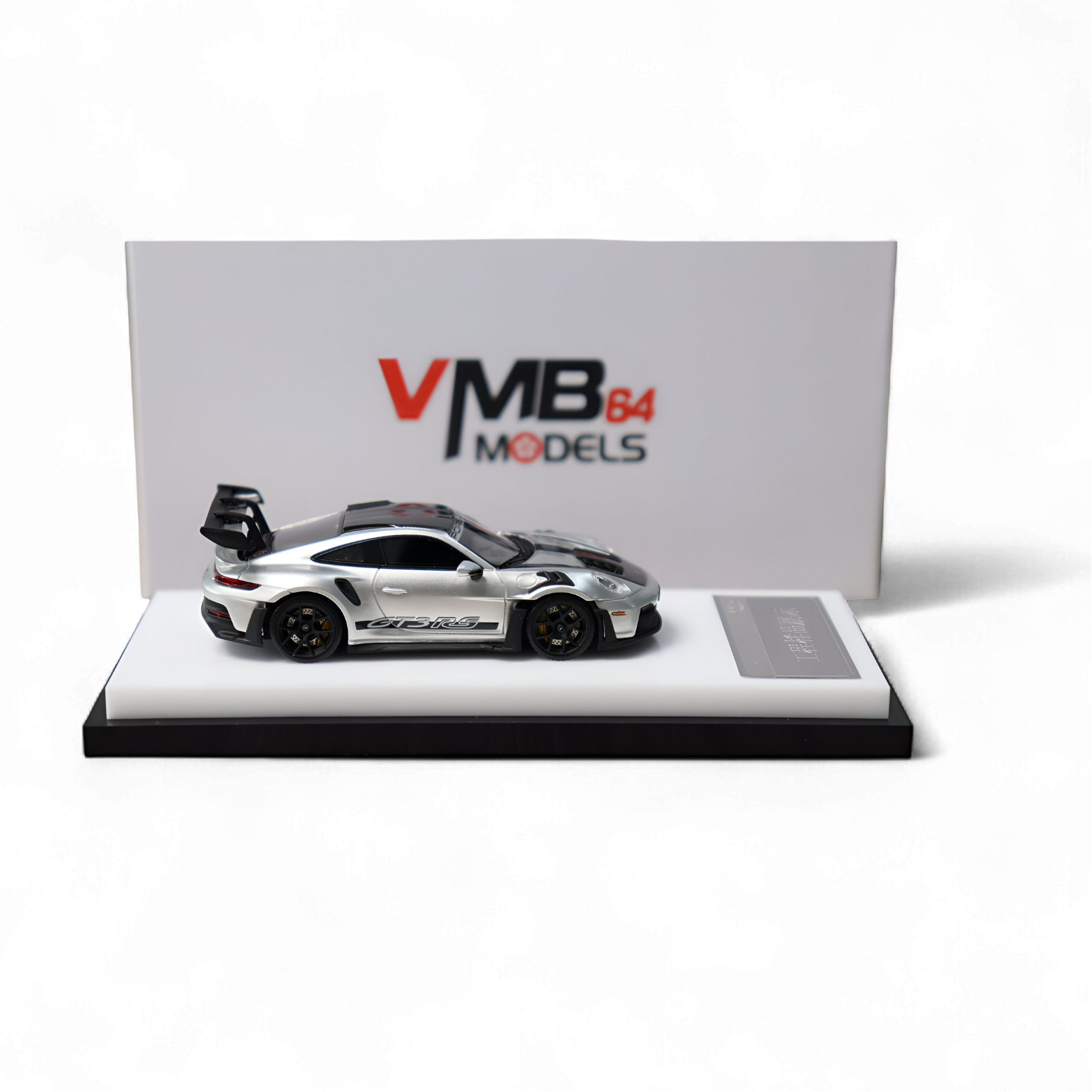 Porsche 992 GT3 RS GT Silver 1:64 by VMB  2