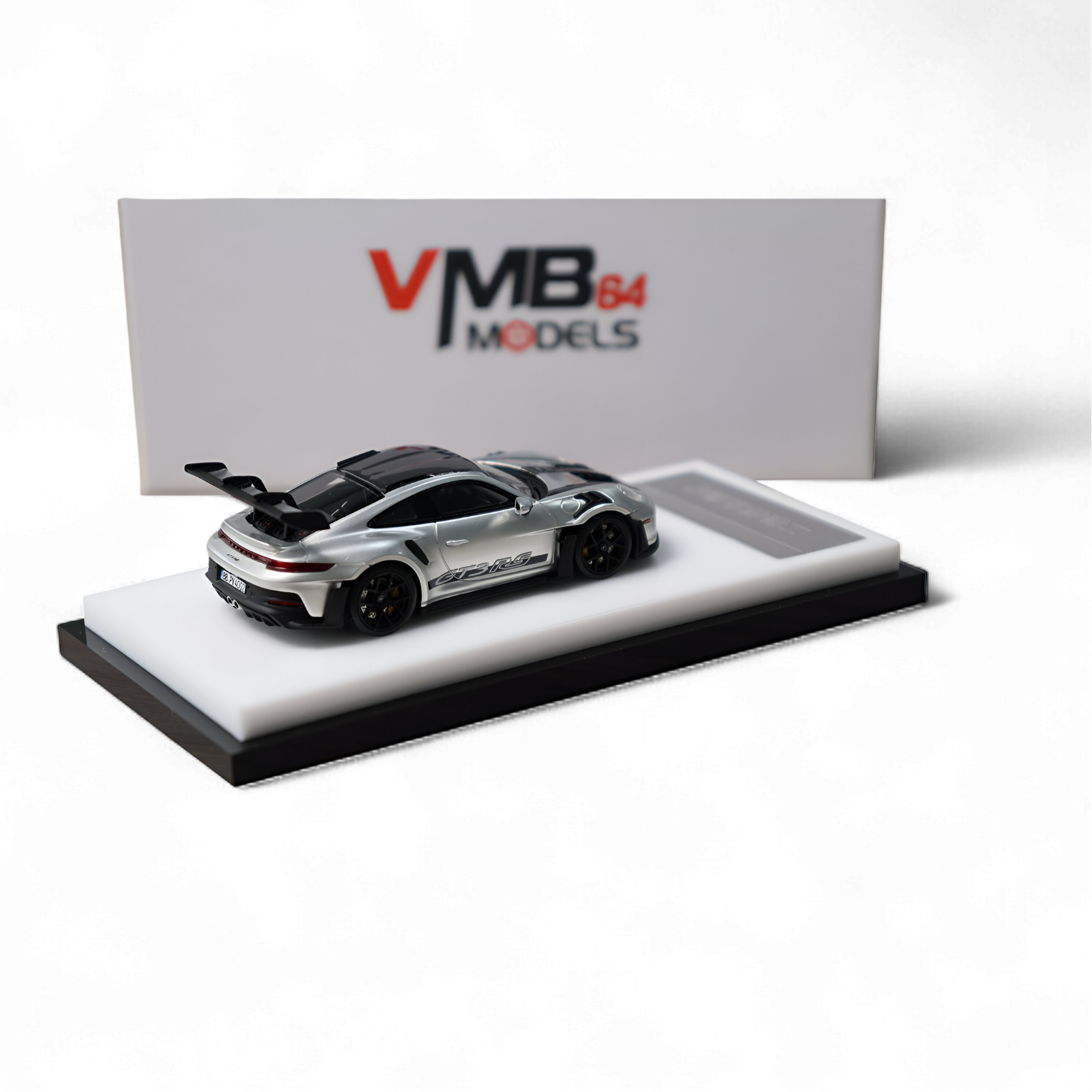 Porsche 992 GT3 RS GT Silver 1:64 by VMB  3