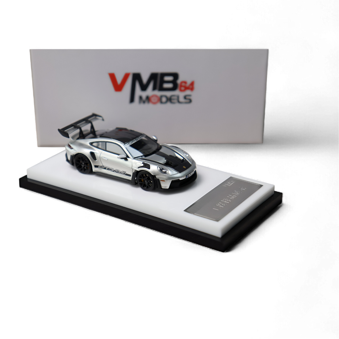 Porsche 992 GT3 RS GT Silver 1:64 by VMB  5