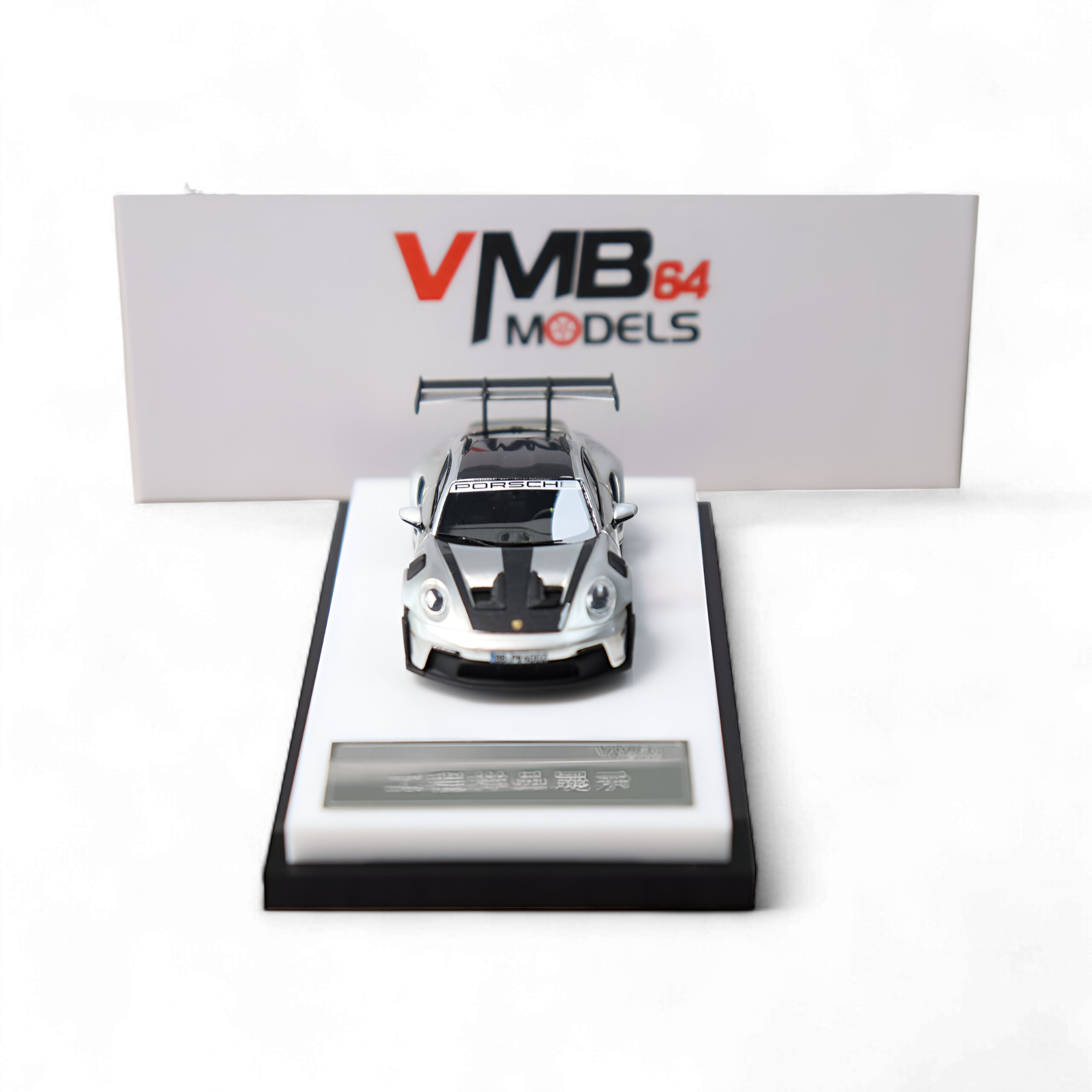 Porsche 992 GT3 RS GT Silver 1:64 by VMB  4