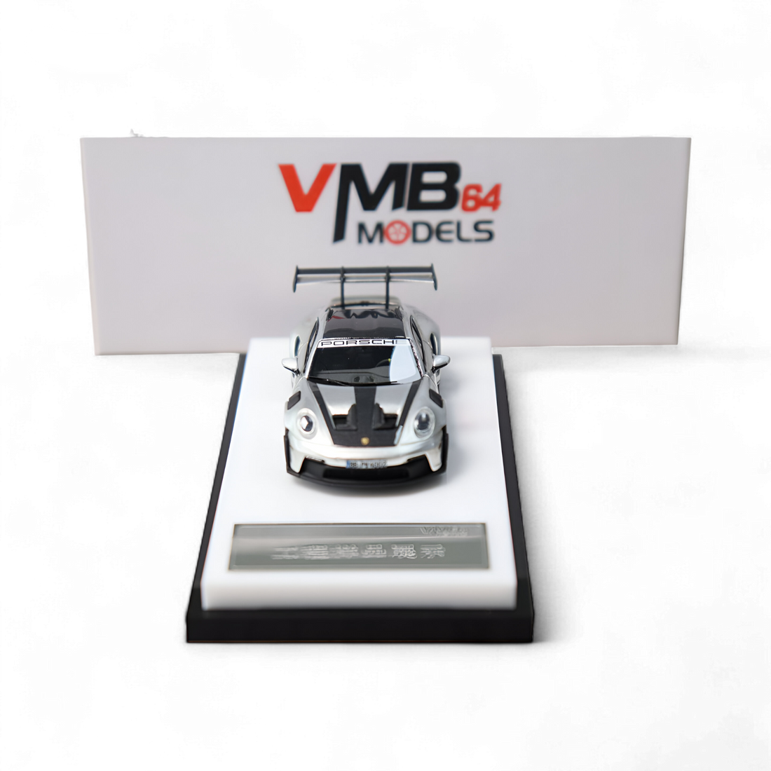 Porsche 992 GT3 RS GT Silver 1:64 by VMB  4