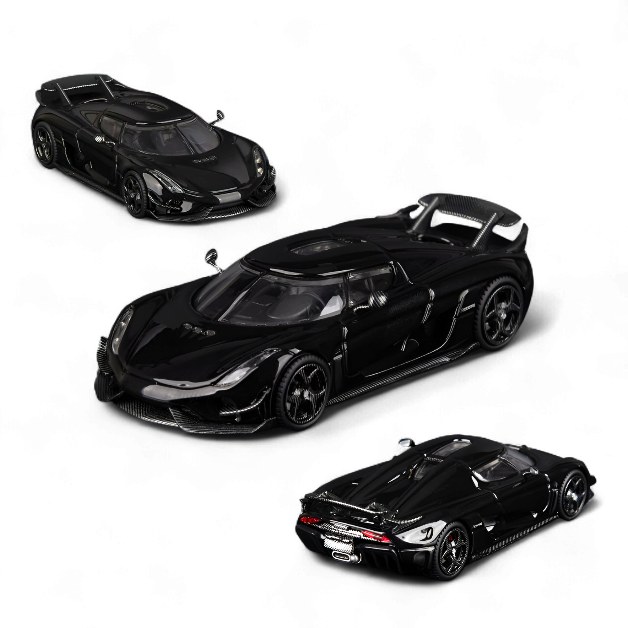 SC ART Koenigsegg Regera Pearl Black 1:64 diecast model