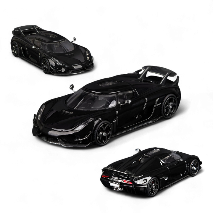 SC ART Koenigsegg Regera Pearl Black 1:64 diecast model