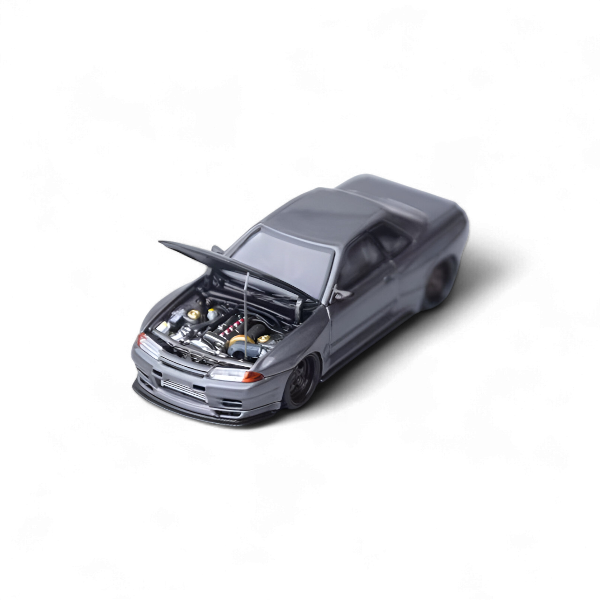 Nissan Skyline GT-R R32 Grey Garage Active 1:64 by Focal Horizon  5