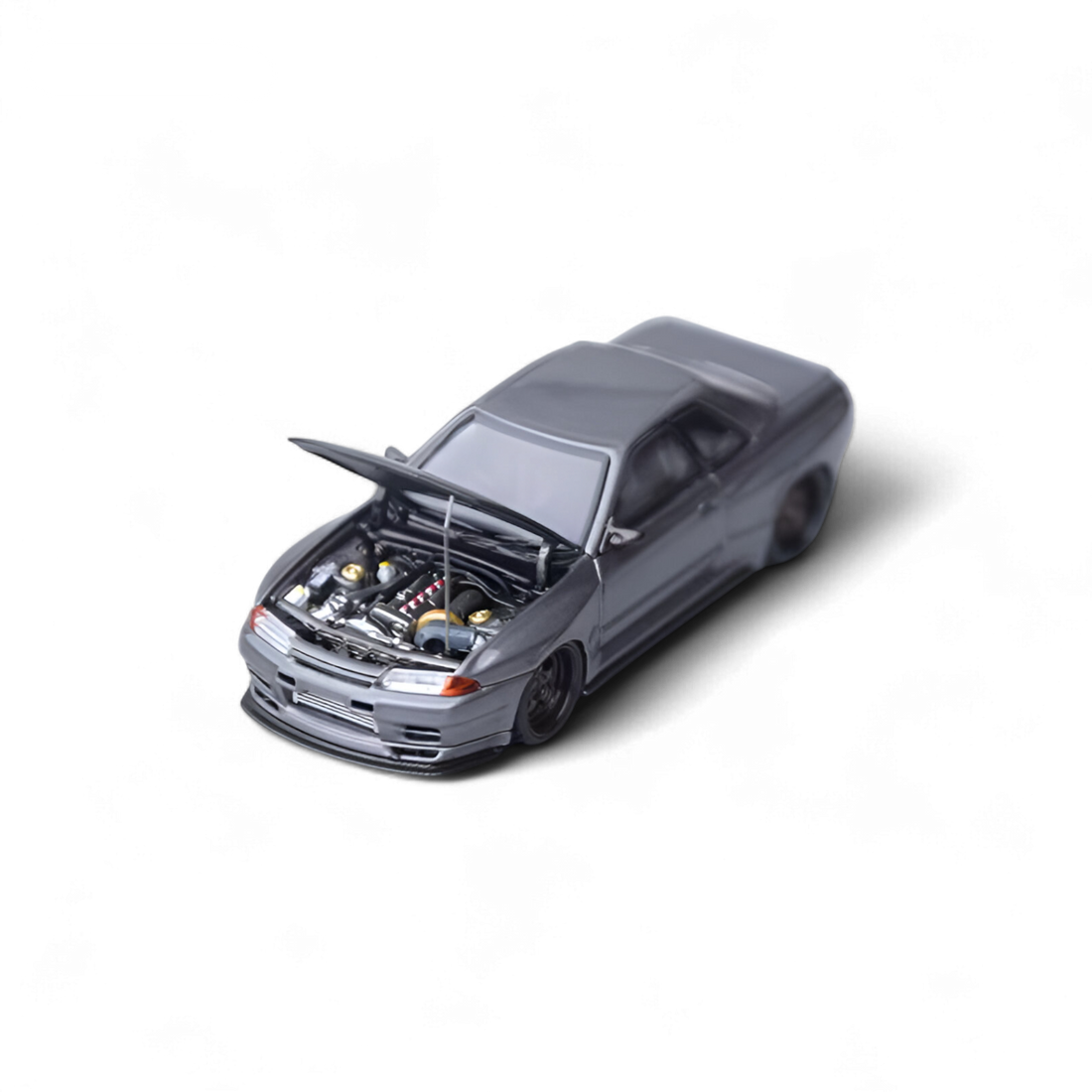 Nissan Skyline GT-R R32 Grey Garage Active 1:64 by Focal Horizon  5
