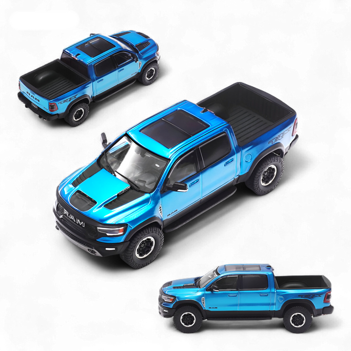 Tyrannosaurus Rex Pickup - Blue 1:64 by Shadow Pro 