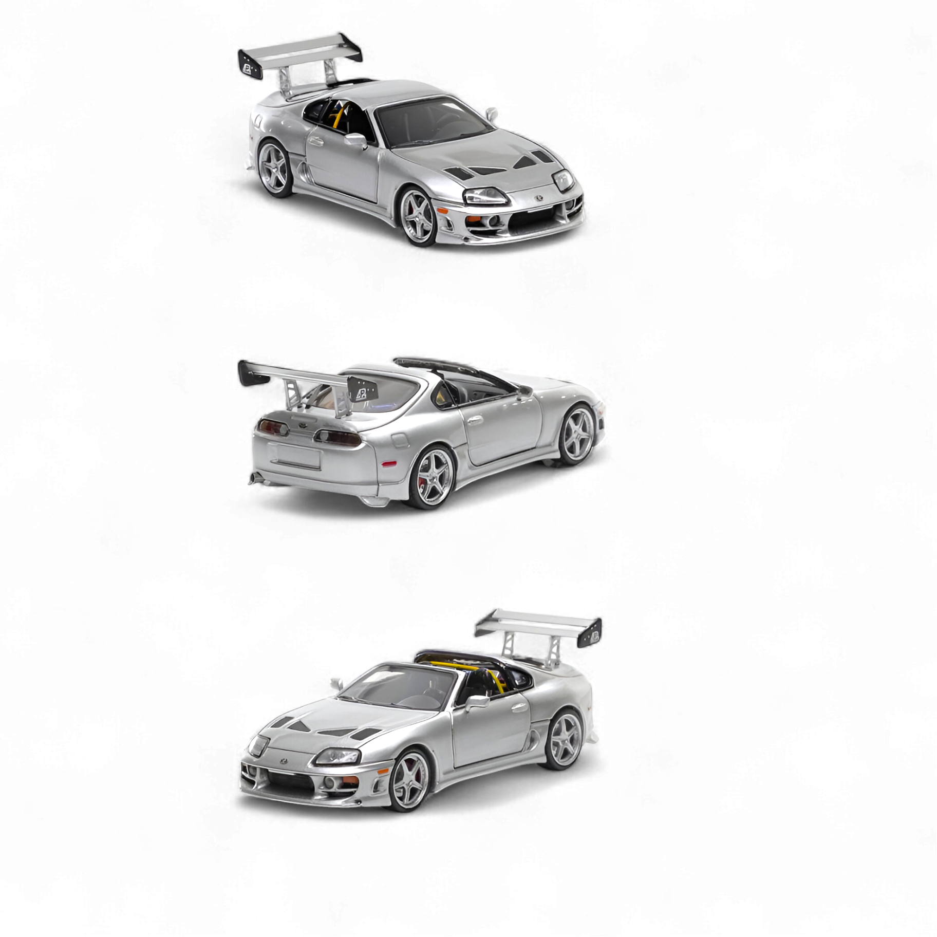 Toyota Supra Targa - Silver 1:64 by Fast Speed  2
