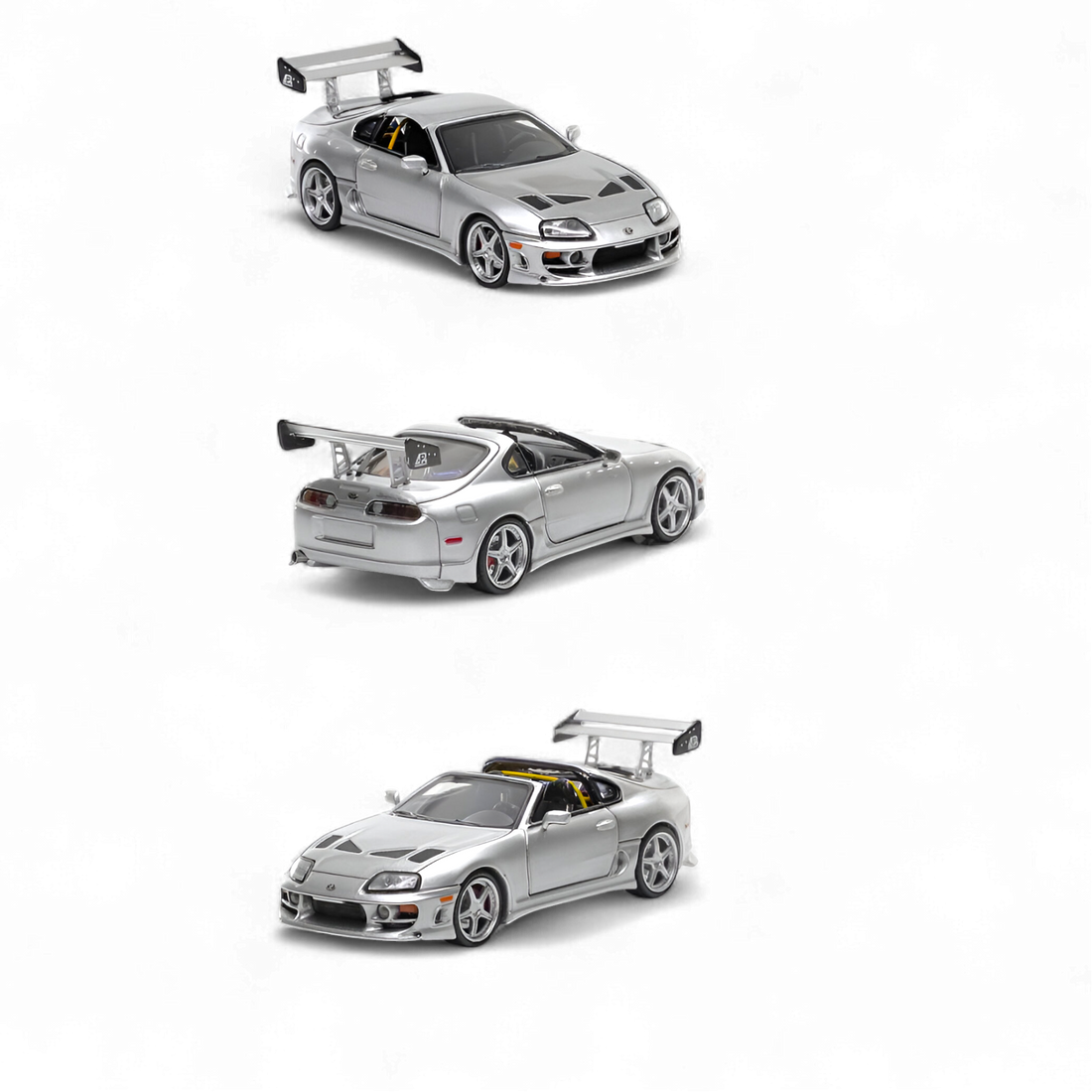 Toyota Supra Targa - Silver 1:64 by Fast Speed  2