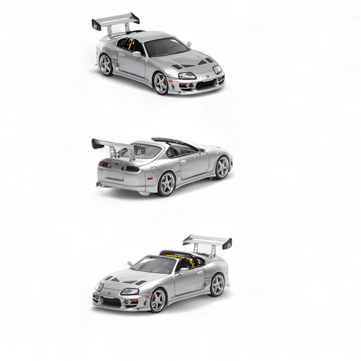 Toyota Supra Targa - Silver 1:64 by Fast Speed  2