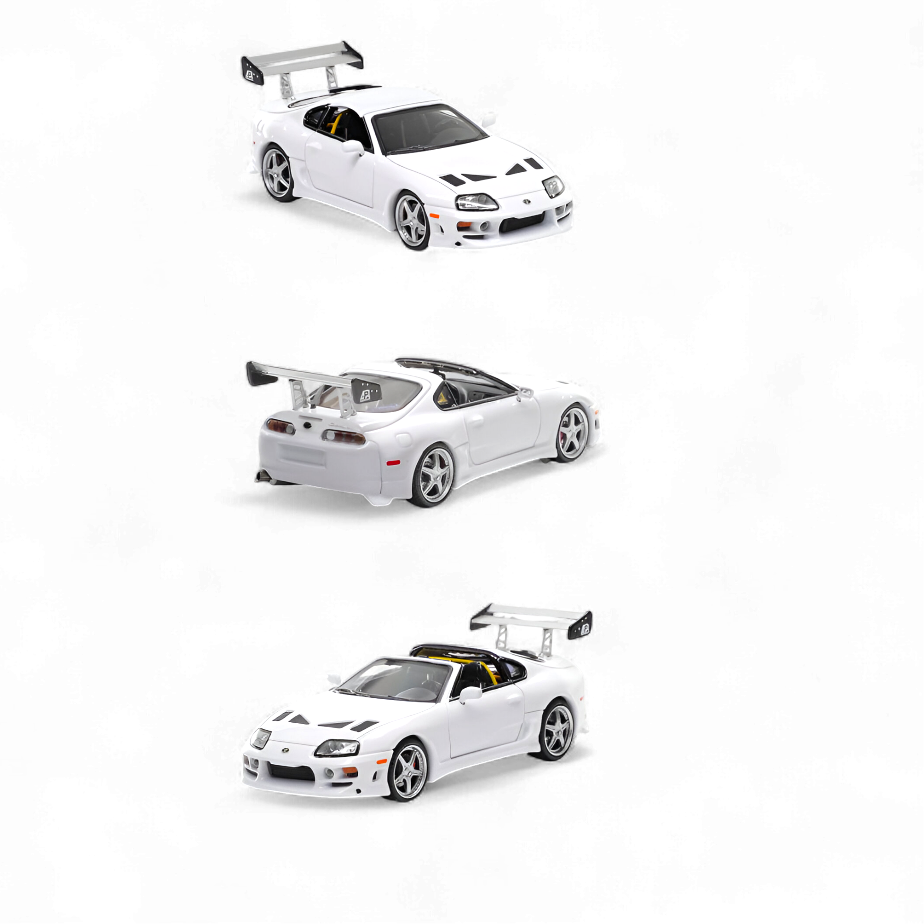 Toyota Supra Targa White 1:64 by Fast Speed  2