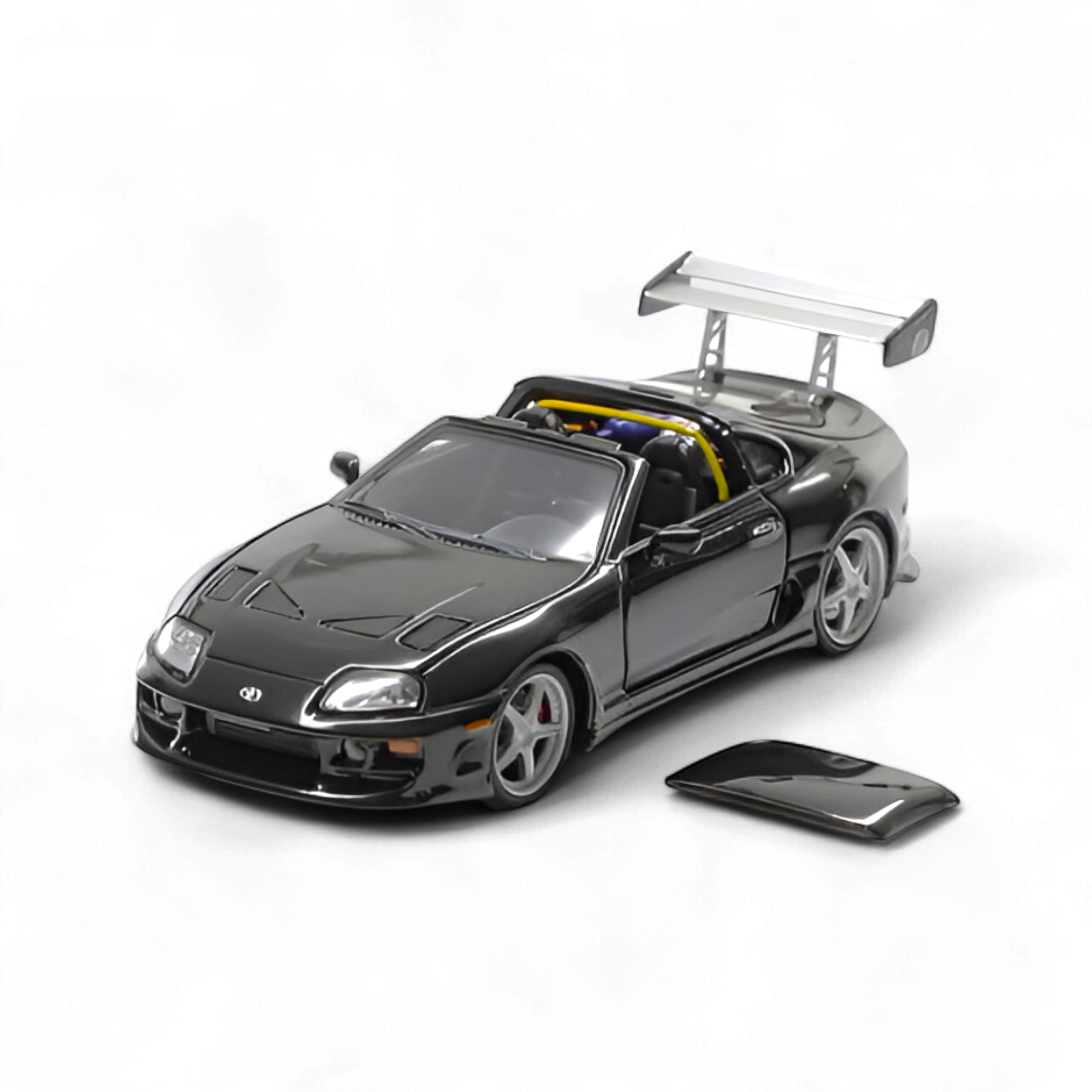 Toyota Supra Targa Black 1:64 by Fast Speed 