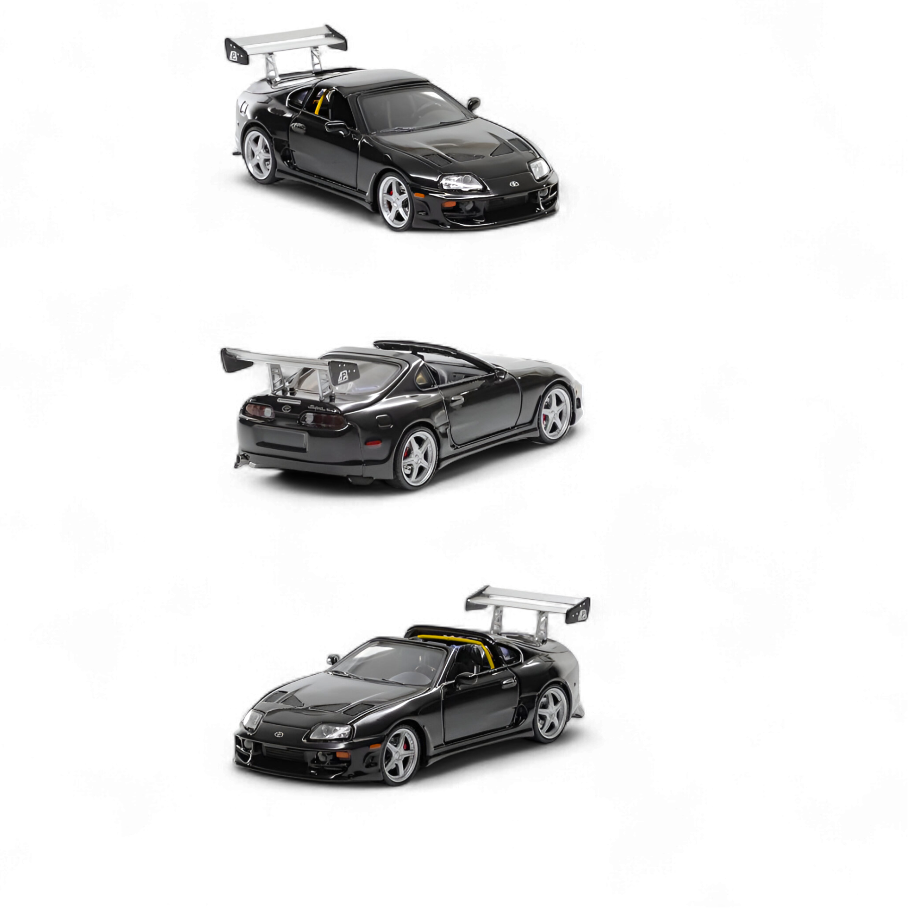 Toyota Supra Targa Black 1:64 by Fast Speed  2