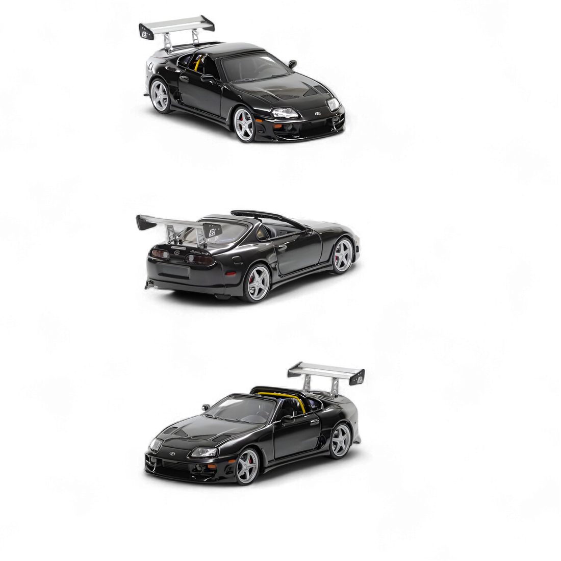 Toyota Supra Targa Black 1:64 by Fast Speed  2