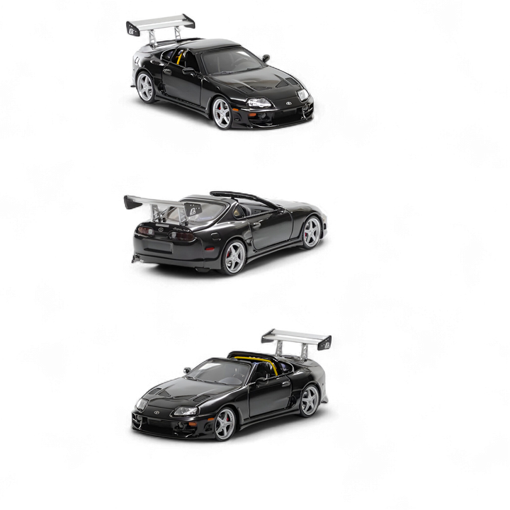 Toyota Supra Targa Black 1:64 by Fast Speed  2