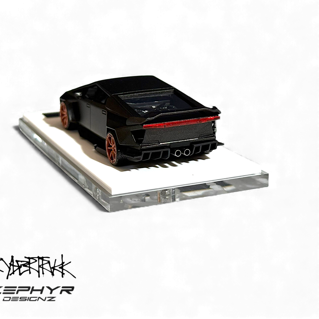 Tesla Cybertruck Custom Widebody - Matte Gray 1:64 by Error404  6