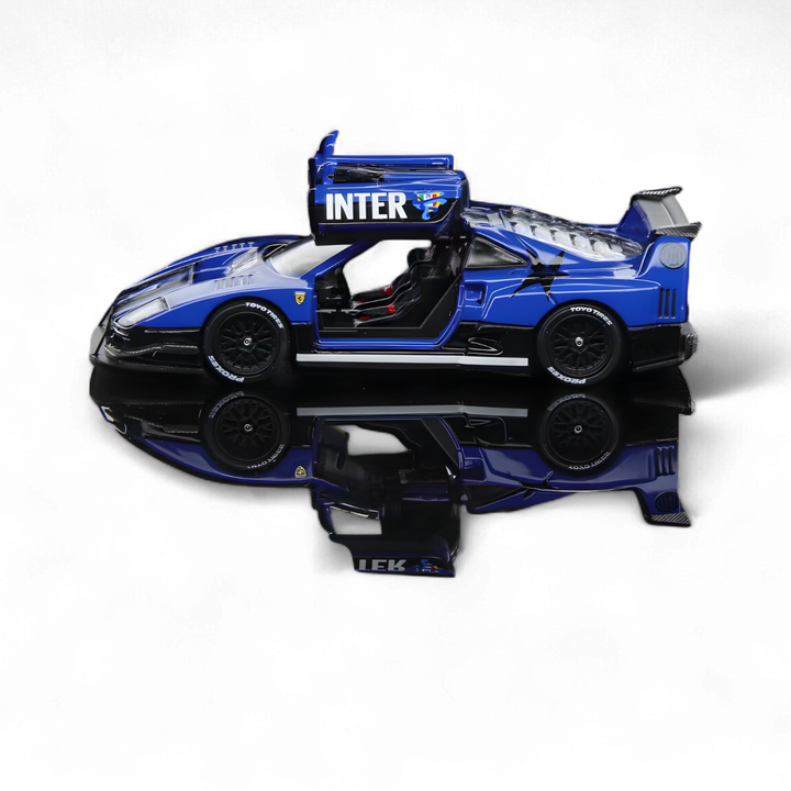 Pandem Civic EG6 Metallic Blue w/ Openable hood 1:64 by Pop Race  2