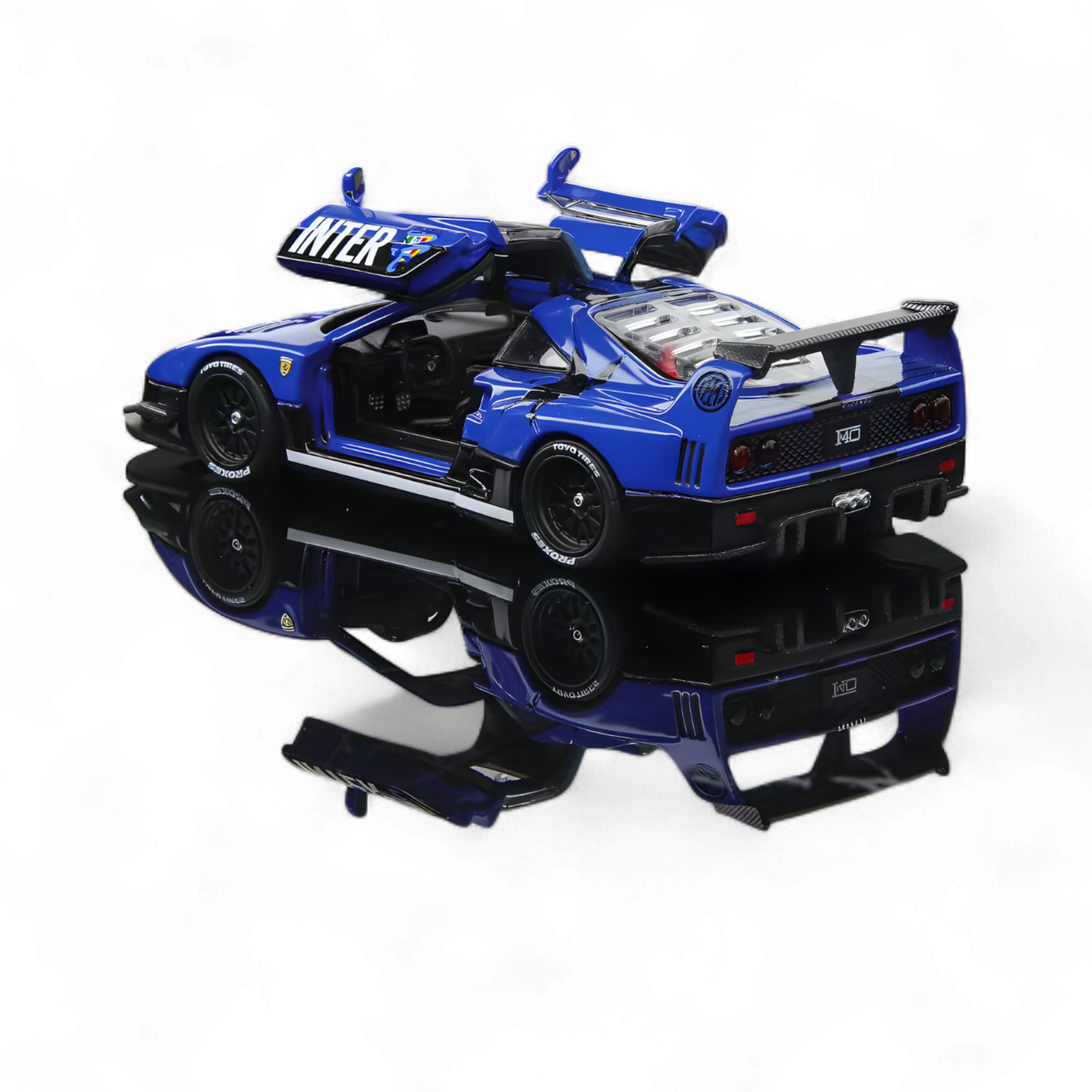 Pandem Civic EG6 Metallic Blue w/ Openable hood 1:64 by Pop Race  4