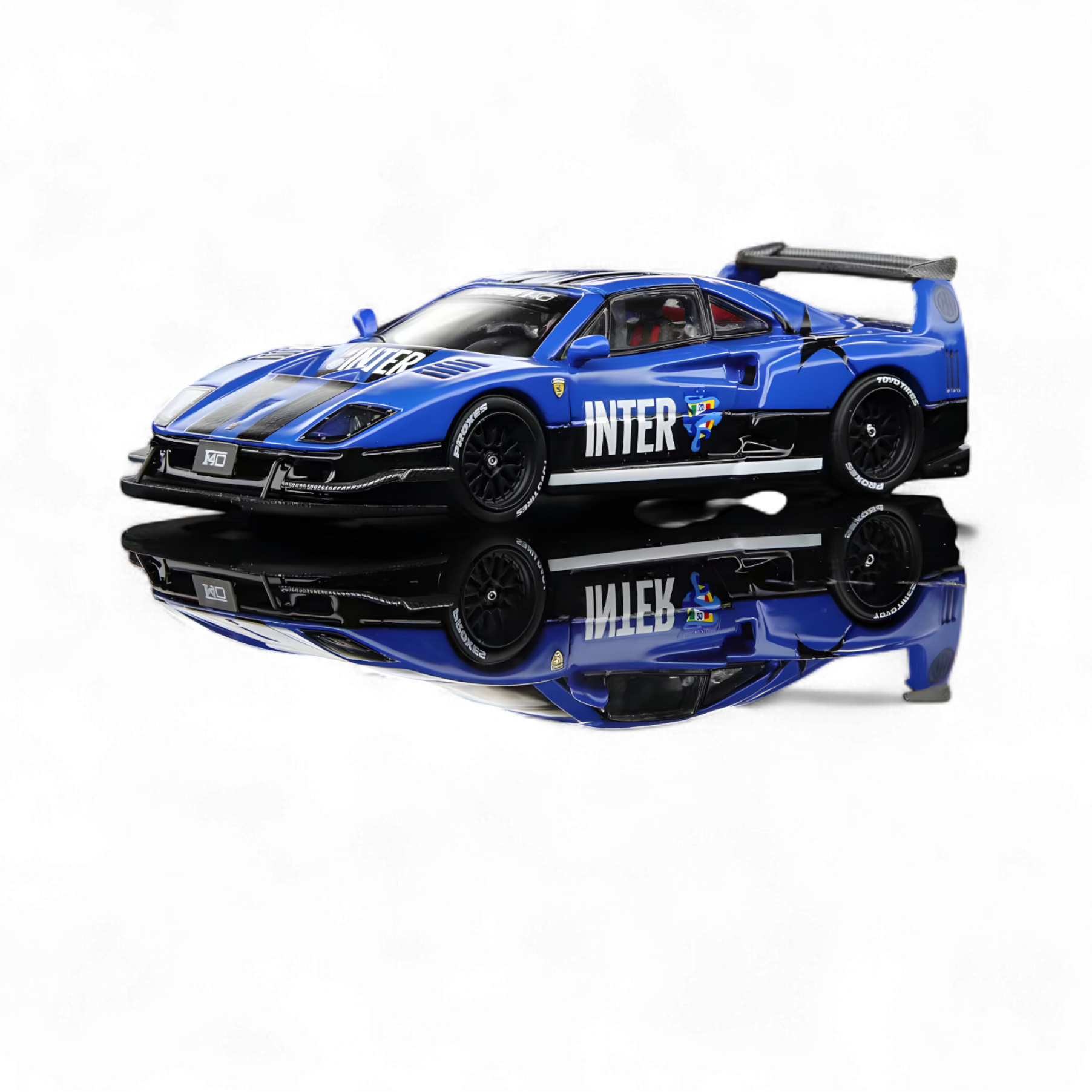 Pandem Civic EG6 Metallic Blue w/ Openable hood 1:64 by Pop Race  6