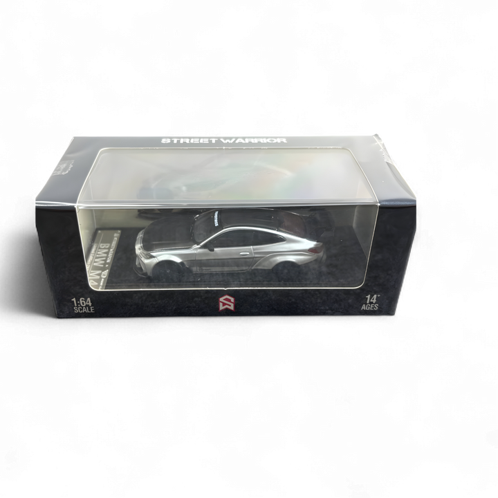 BMW G82 M4 Wide-Body Modified - Alexander Silver 1:64 by SW  2