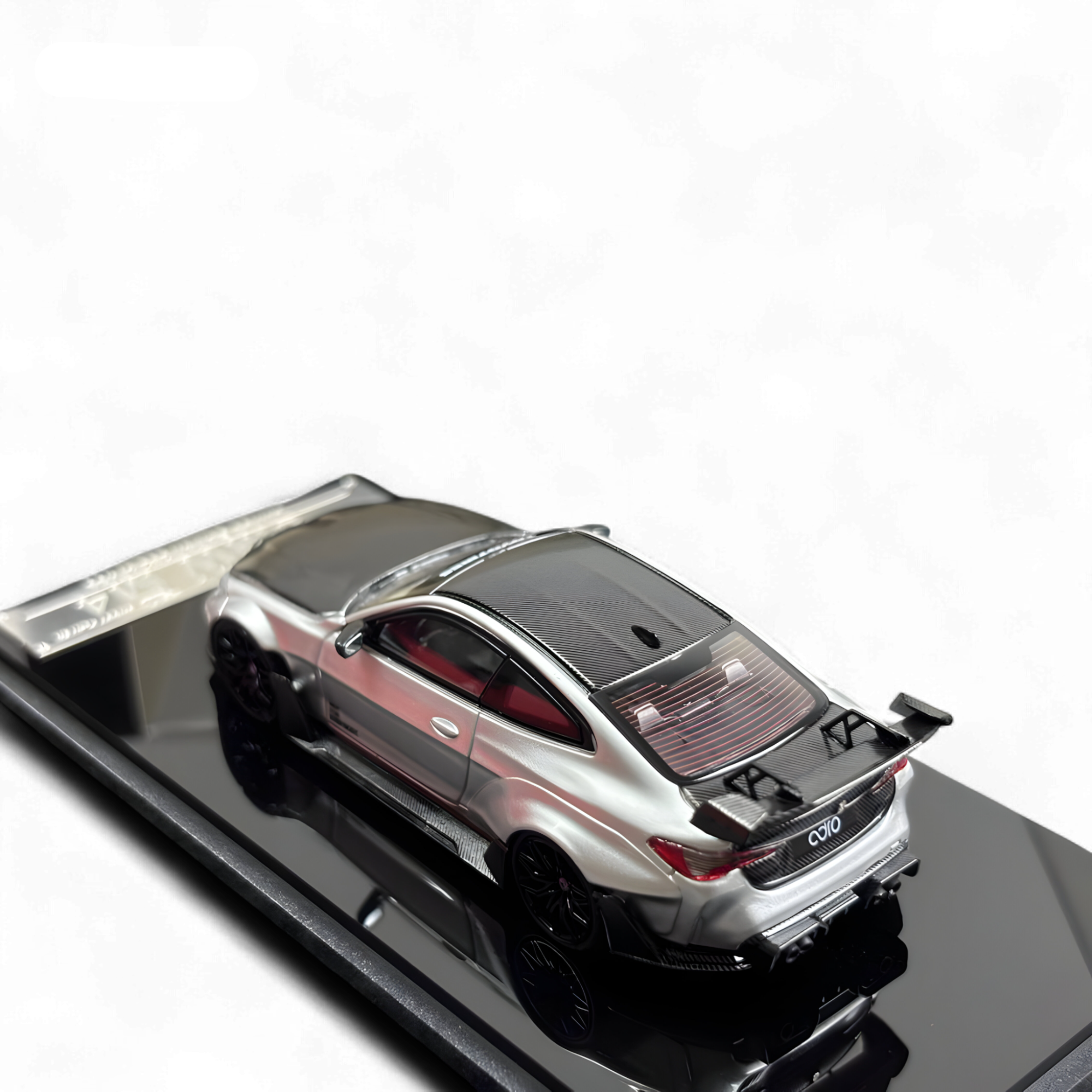 BMW G82 M4 Wide-Body Modified - Alexander Silver 1:64 by SW  3