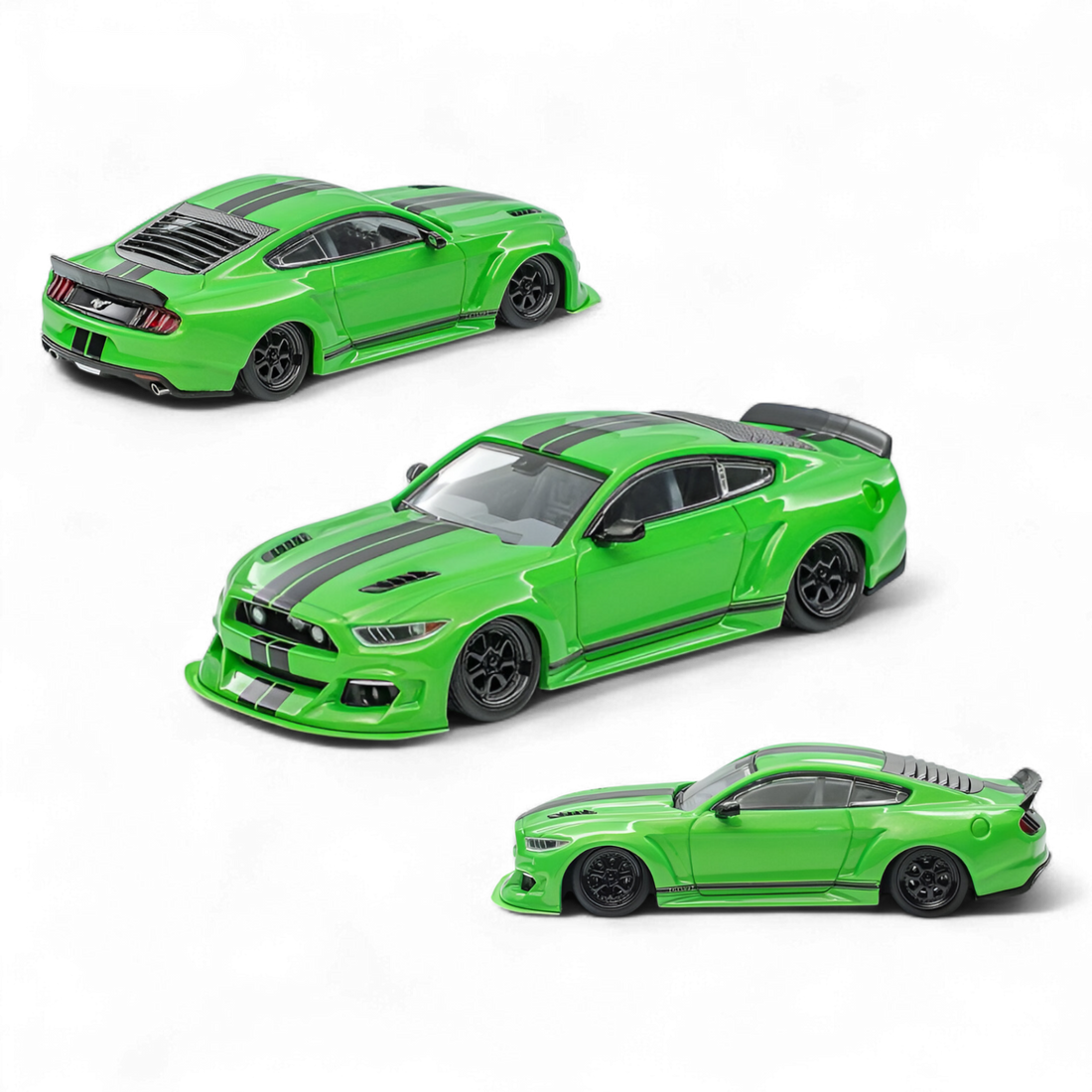 Mustang Clinched Widebody Kit 1:64 by Liberty 64 