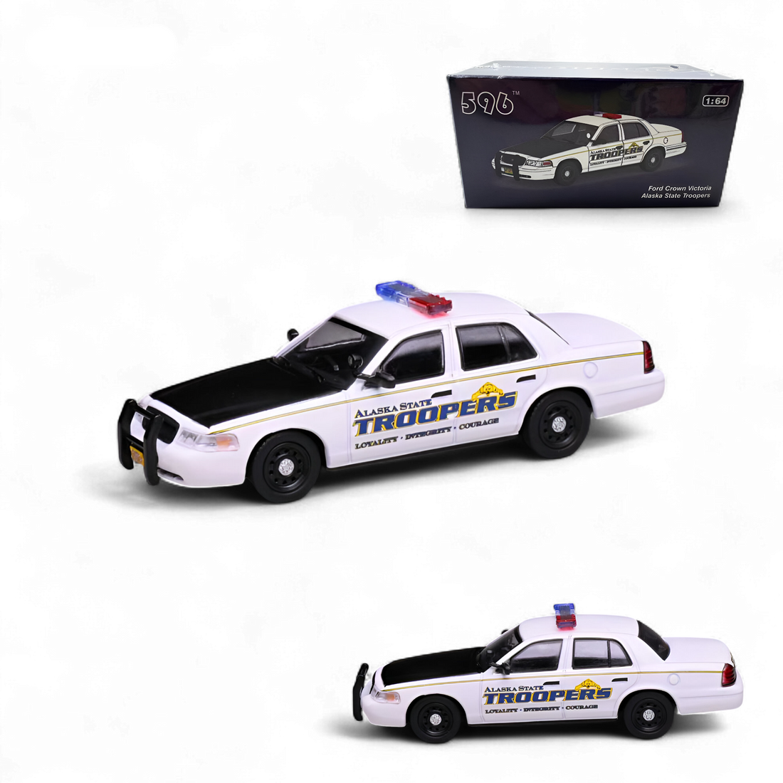 Ford Crown Victoria Alaska State Troopers 1:64 by 596 
