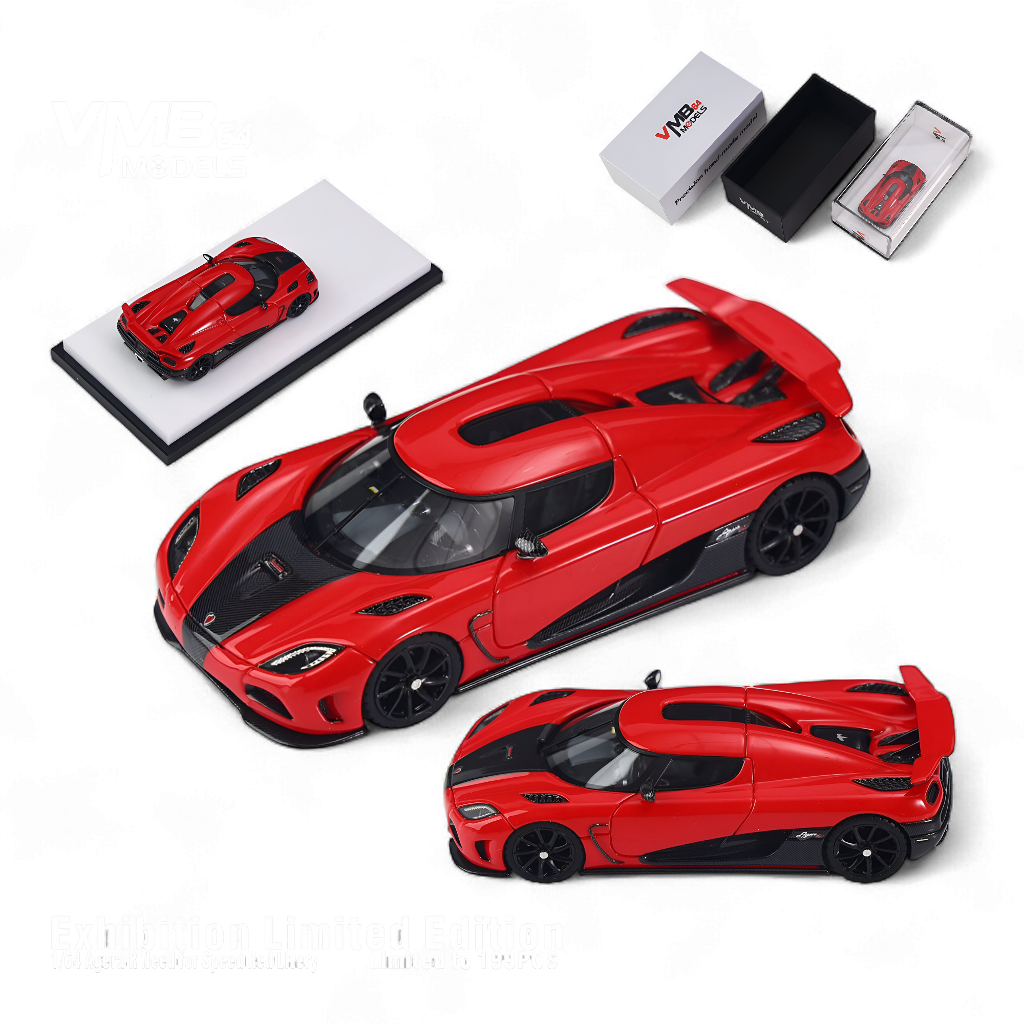 Koenigsegg Agera R Red 1:64 by VMB 